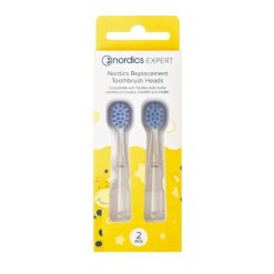 Elektrinio vaikų dantų šepetėlio galvutės BLUE Nordics, 2vnt