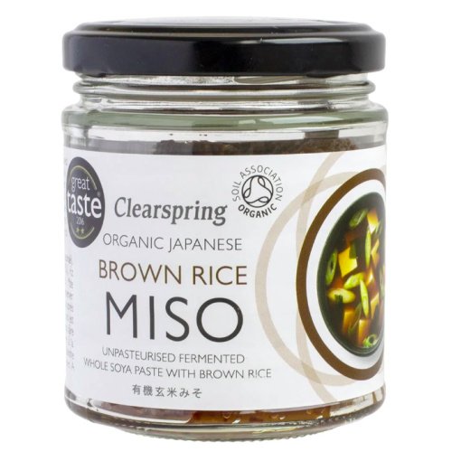 Sojų ir rudųjų ryžių miso pasta, ekologiška, Clearspring