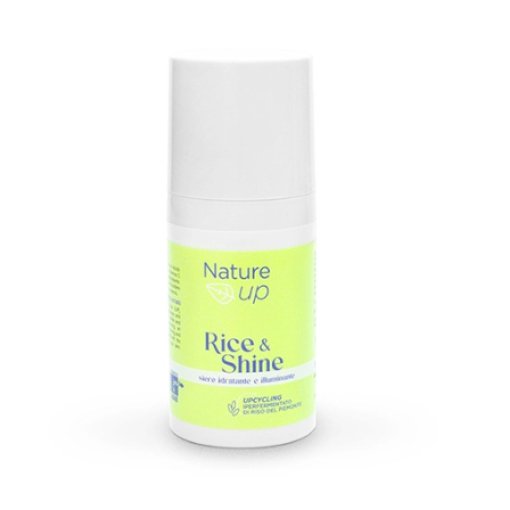 Nature Up „Rice & Shine“ – drėkinamasis ir skaistinantis serumas, 30ml